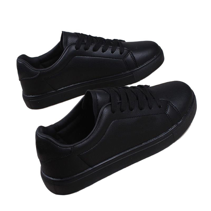 Zapatos negros completos, zapatos de cocina impermeables y antideslizantes de cuero de mujer, zapatos negros puros, ligeros y no cansados, zapatos negros pequeños