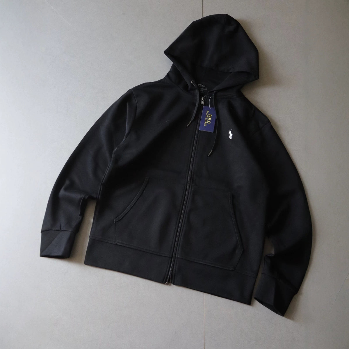Sudadera RL Con Cremallera | Caballo Bordado