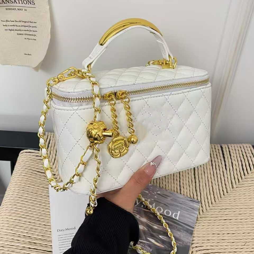 Sac de maquillage de luxe pour femme | Sac à bandoulière tendance de niche transfrontalière | Sans boîte