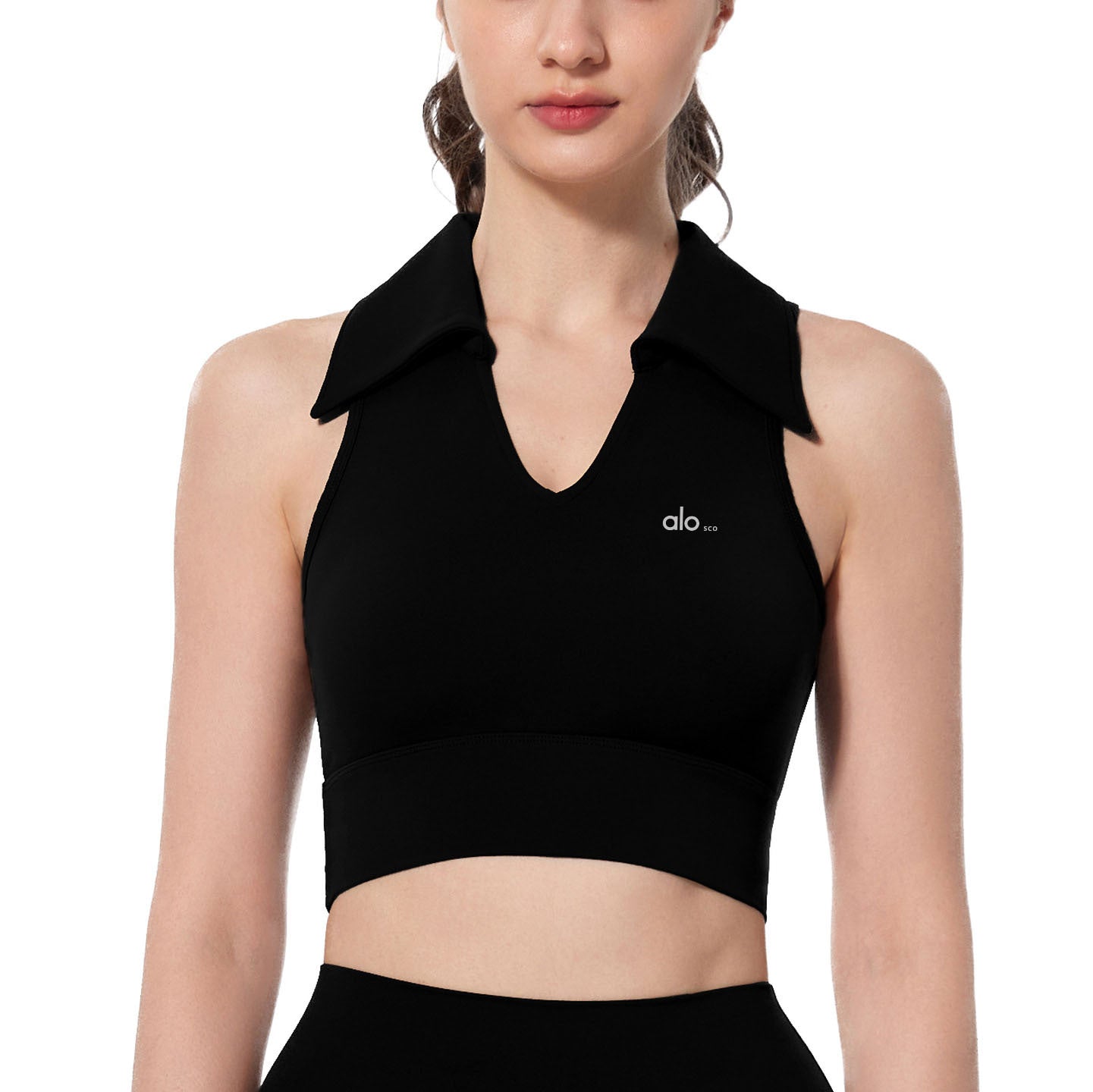 Impresionante conjunto deportivo de tenis de ALOSCO, mono fino de bádminton de verano para mujer, falda corta de yoga, chaleco de fitness de secado rápido