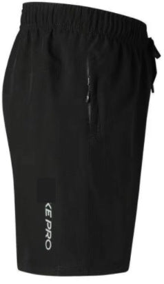 Pantalones cortos casuales elásticos de cuatro caras para hombre de marca del fabricante