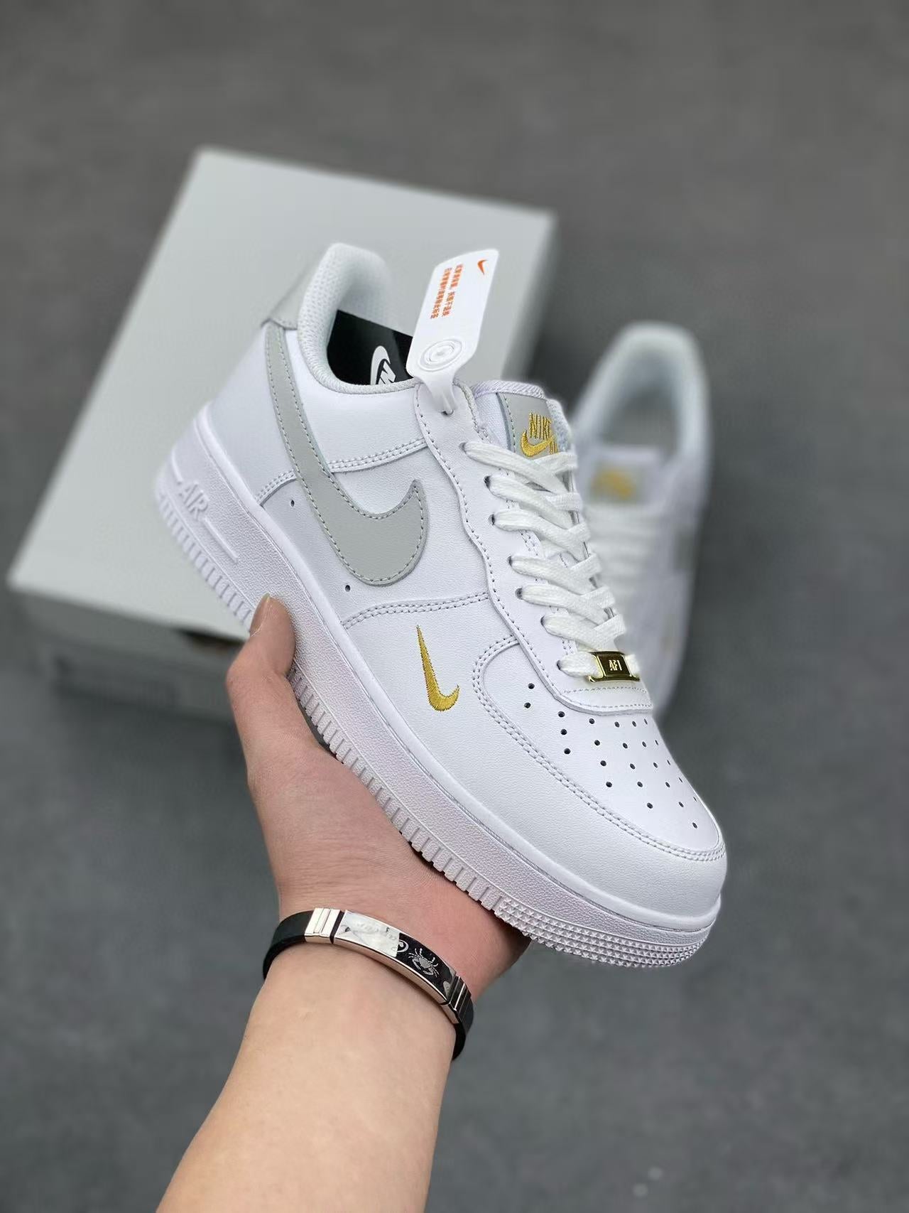 Fábrica de Calzado Putian Ventas Directas AF1 Comercio Exterior Junta de Ocio Zapatos Hombres y Mujeres Zapatos de Campus Zapatos de pareja Zapatos blancos Transfronterizo