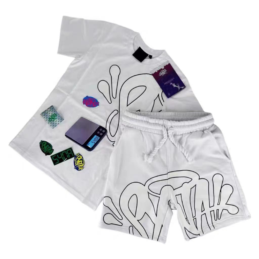 Camiseta Hip-Hop Letras Hombre | Streetwear Urbano