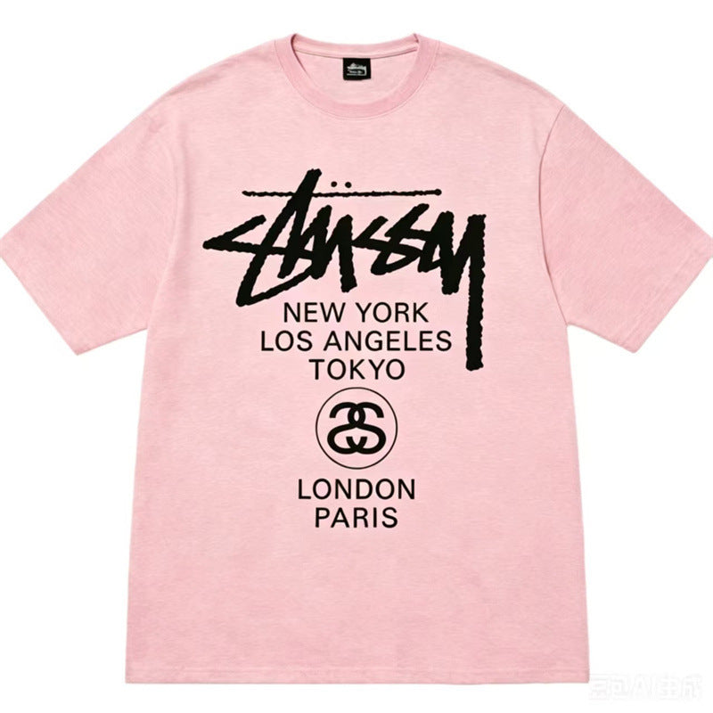 Camiseta STUSS City Edición Limitada Unisex | Algodón Puro Manga Corta