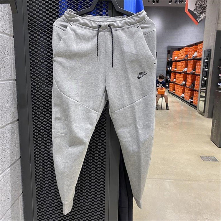 2025 AJ Pants pantalones de primavera y otoño de primavera y otoño de moda para mujer pantalones de chándal de punto y holgados de pareja 4496 cómodos