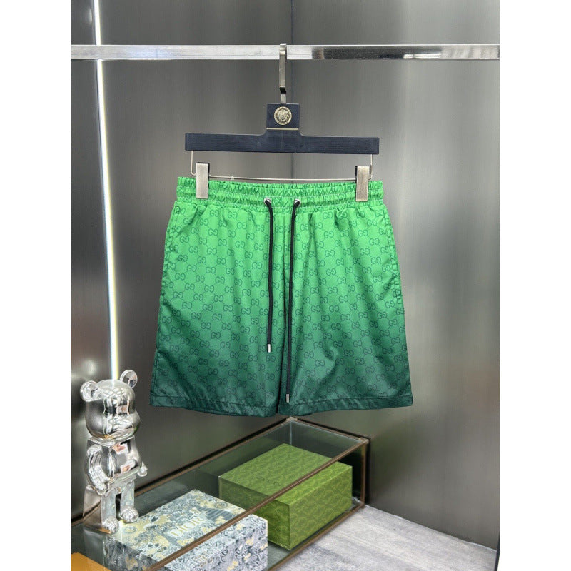 Shorts deportivos casuales casuales de estampado digital para comercio exterior transfronterizo transfronterizo, pantalones deportivos casuales con estampado digital de doble G