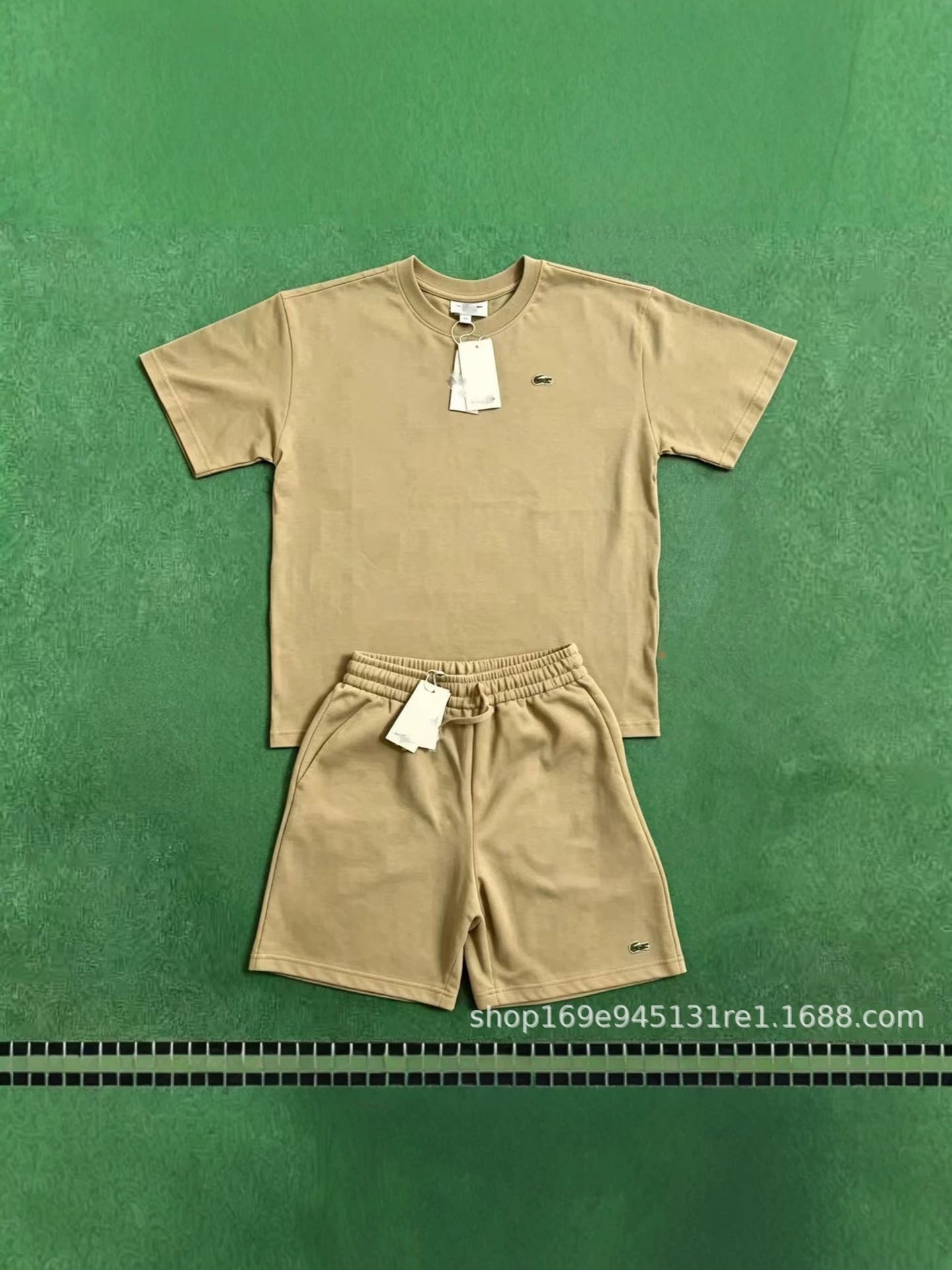 Set Shorts Algodón Crocodile Camiseta + Pantalones