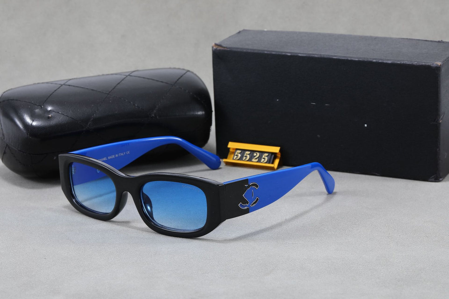 Nueva Xiaoxiang Panda Gafas de bloques de color en blanco y negro 2026 Gafas de sol para celebridades en Internet para protección UV