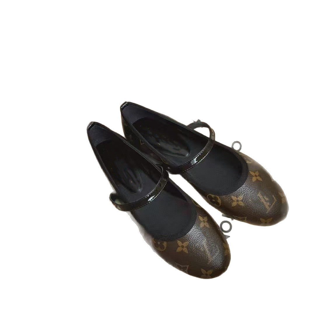 Zapatos Ballet Mary Jane Mujer | Hebilla Metálica Punta Redonda 2025