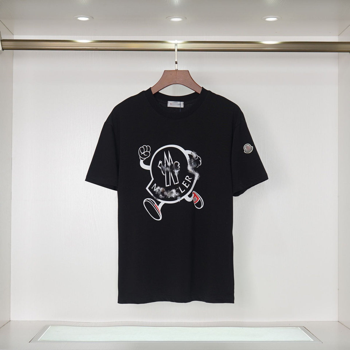 Camiseta Bordada Hombre MON | Cuello Redondo