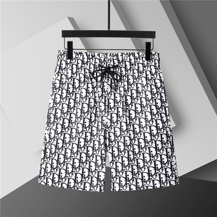 Pantalones Cortos Playa Unisex Letras Secado Rápido | Moda 2025