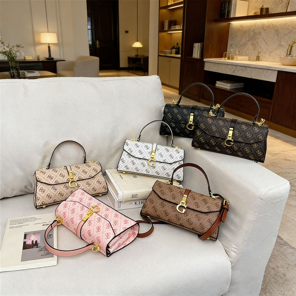 Borsa da donna GU 2026 | Quadrata stile coreano | Senza scatola