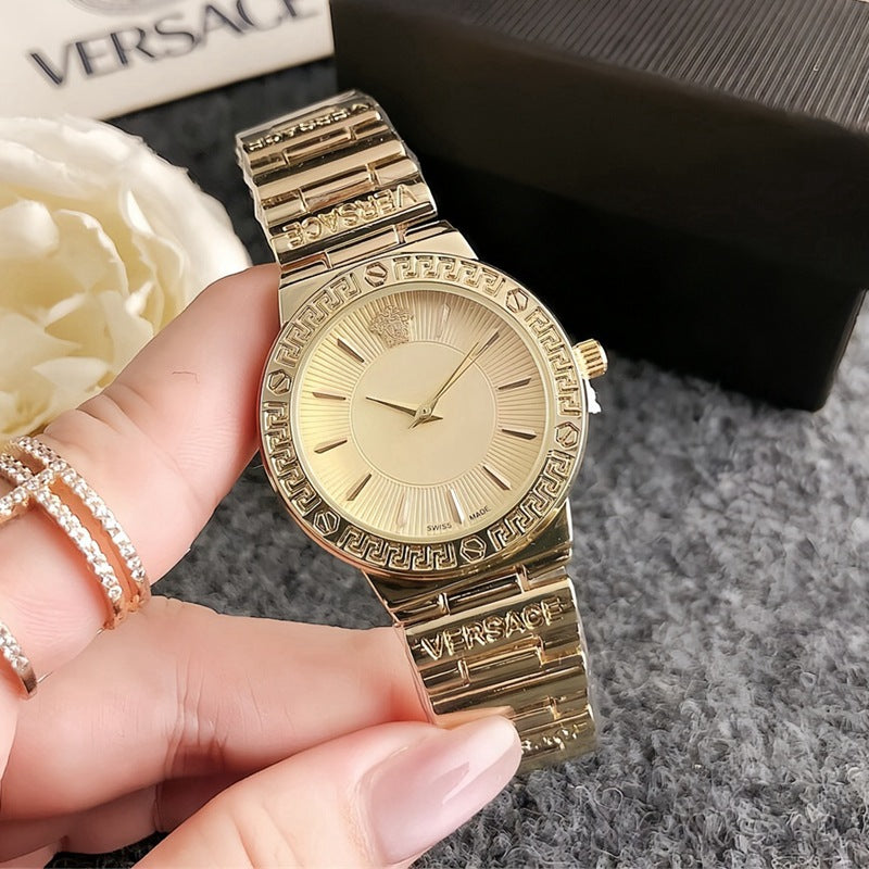 moda y reloj subcarátil personalizado versátil, exquisito reloj de diamantes para mujer, reloj de cuarzo impermeable