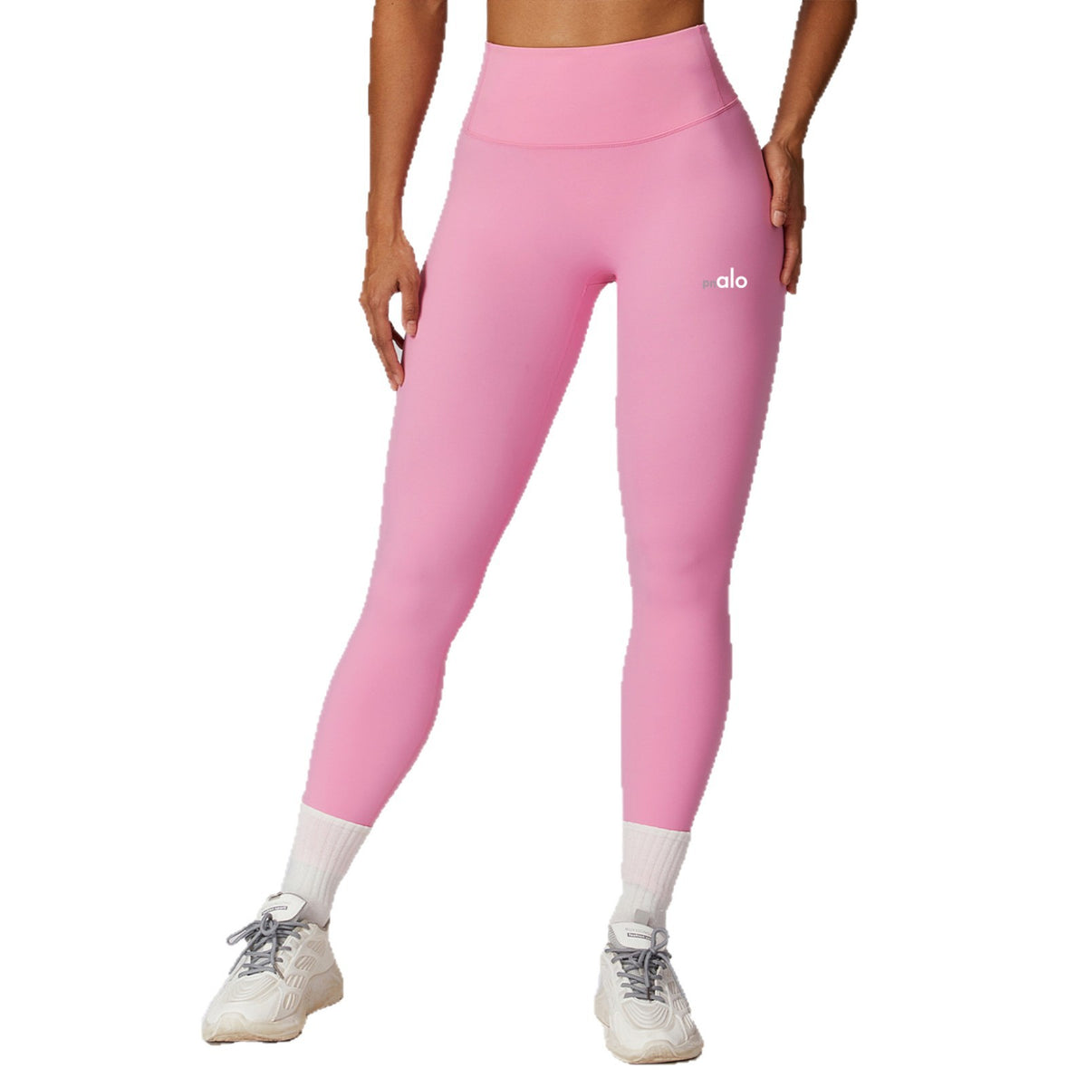 Pantalón Yoga Mujer AL | Talle Alto Y Color Liso