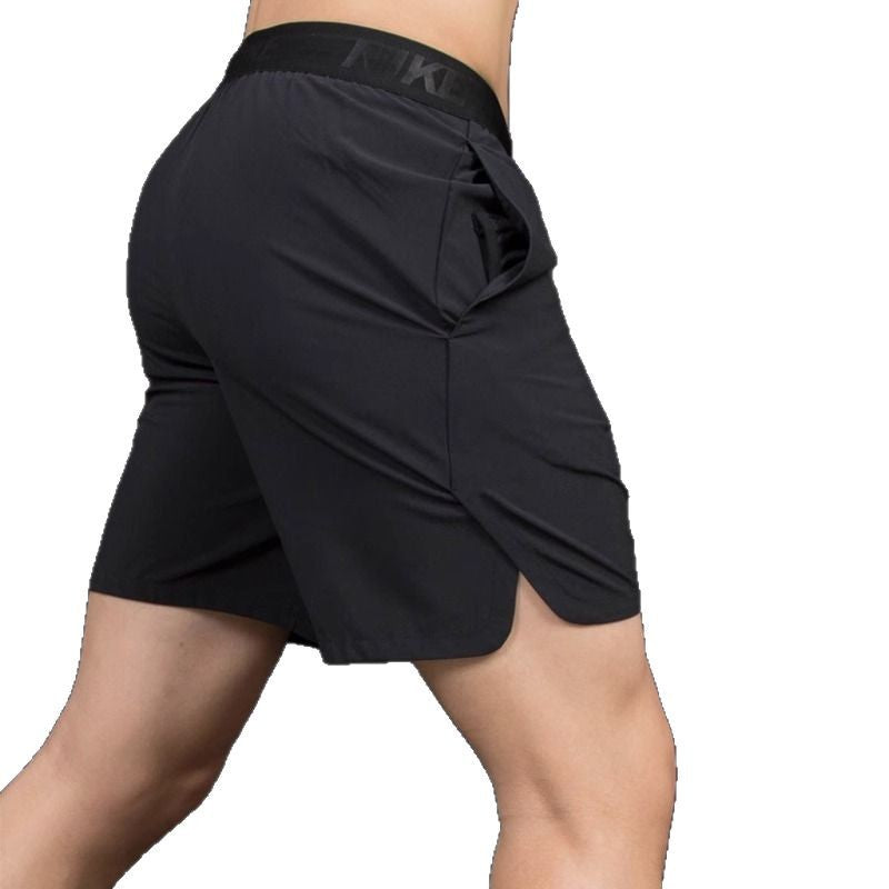 CU4946 Deportes Estudiantes Entrenamiento físico de baloncesto tejido masculino Deportes transpirables Running Quick Secado Casual Short Quarter