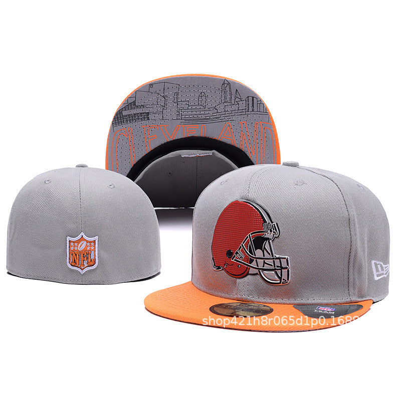 Baseball-Cap, geschlossene Rückseite, flacher Schirm, Mix | Unisex, verstellbar, gebogener Schirm