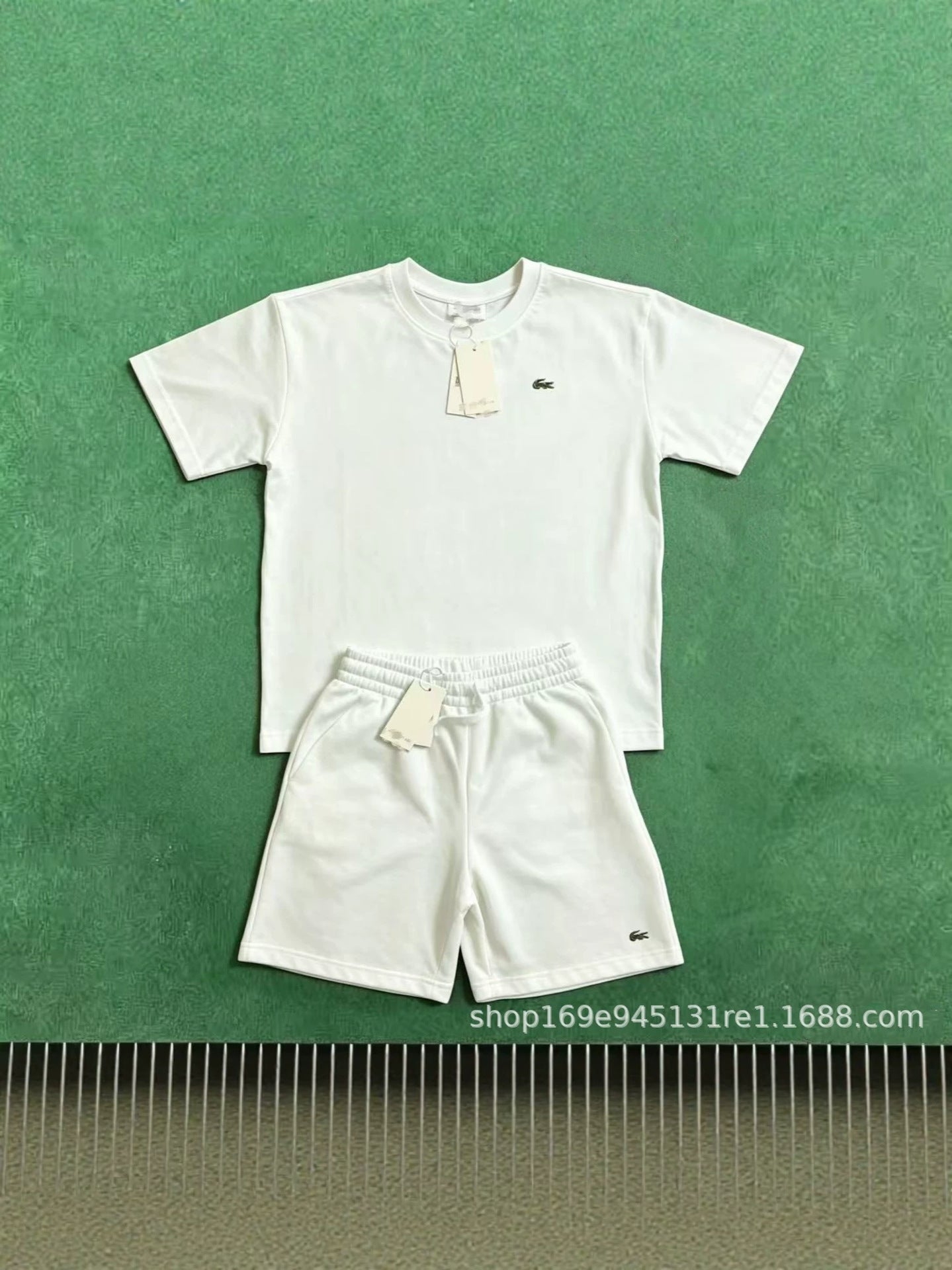 Set Shorts Algodón Crocodile Camiseta + Pantalones