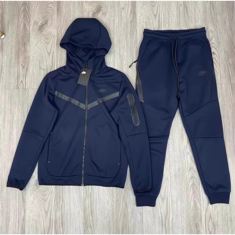 Ensemble de sport pour homme veste à capuche + pantalon | Printemps Automne