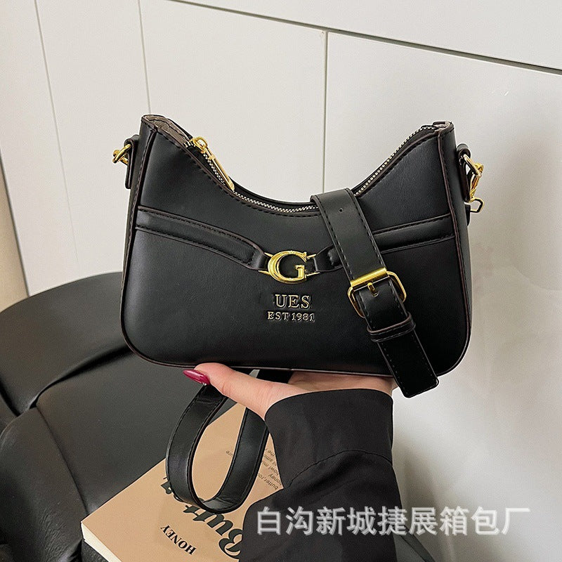 El bolso cruzado de monograma de alta gama de 2026 para mujer de un solo hombro de tendencia y muy vendido de moda para mujer