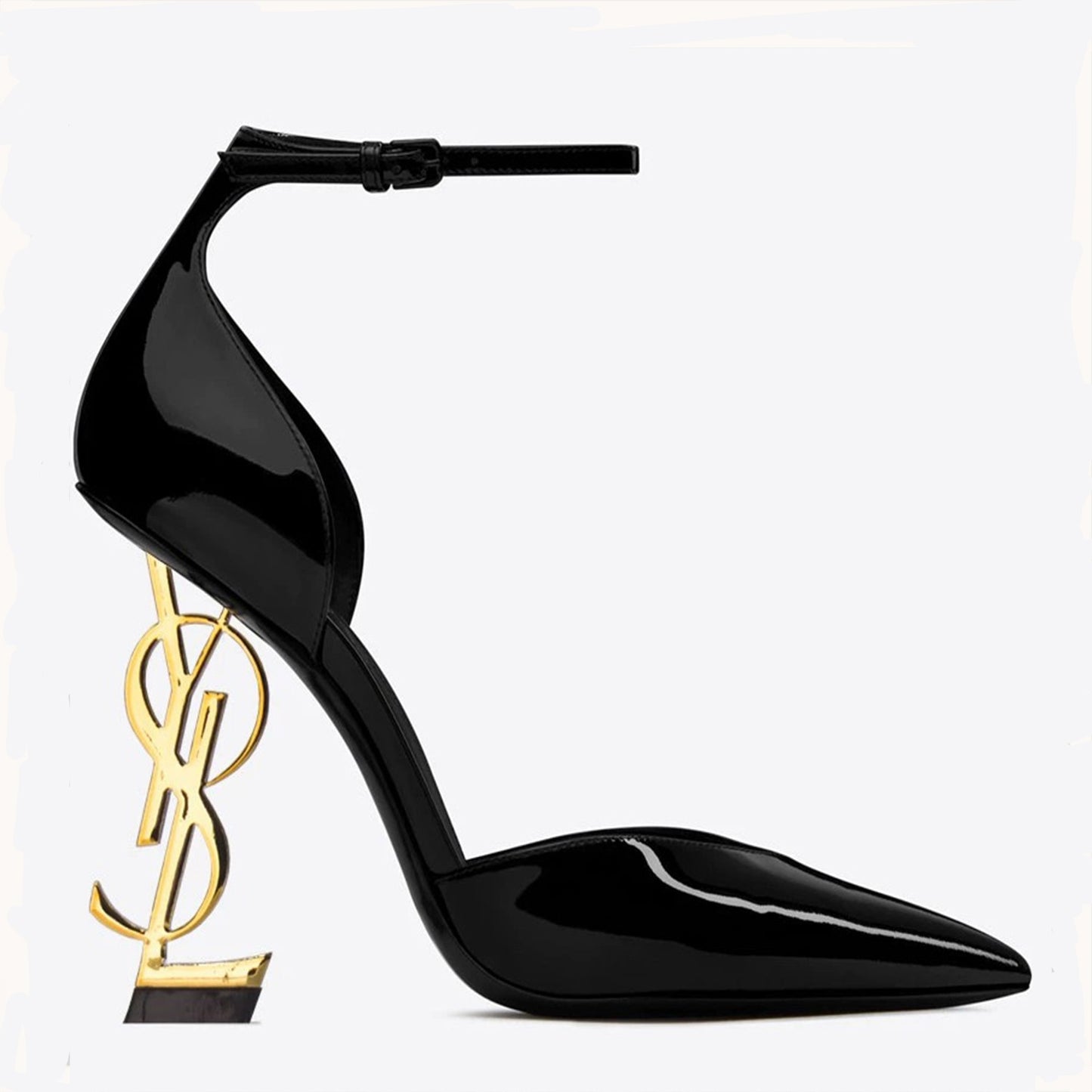 Sandalias de tacón alto de una tira en stock de fábrica para mujer, superventas de hebilla para comercio exterior, tacones altos a juego con letras de celebridades para mujer