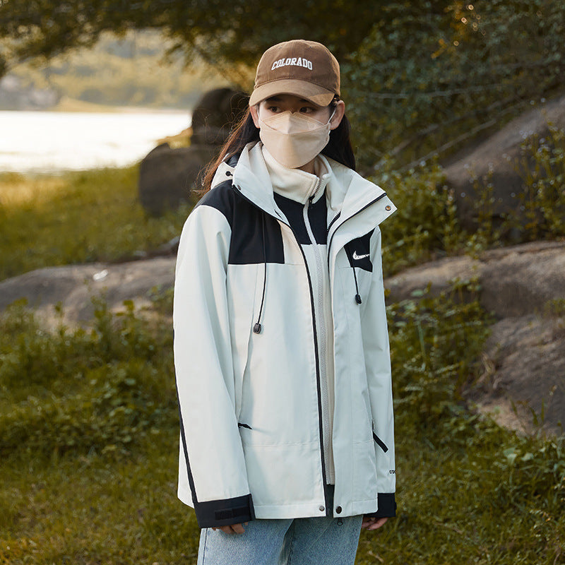 Plaid Mountaineering Windbreaker Jacket | Outdoor Premium