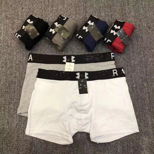 Boxer Hombre Moda de Marca | Ropa Interior Masculina Color Sólido 2026