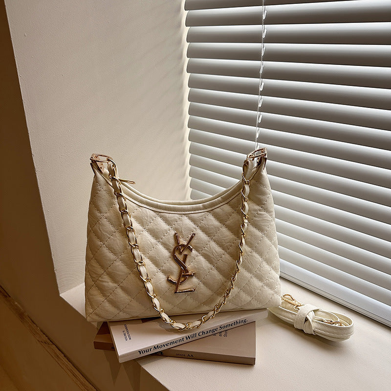 Bolso ligero de lujo estilo Chanel para mujer, nuevo bolso de moda versátil y de moda 2026, elegante bolso cruzado casual