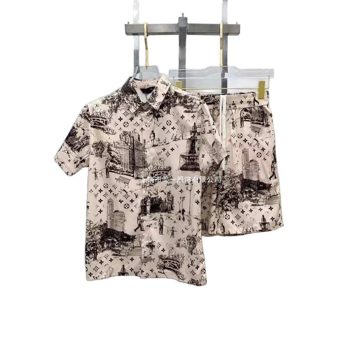 Conjunto Camisa y Pantalón Corto Hombre | Estilo Europeo Verano