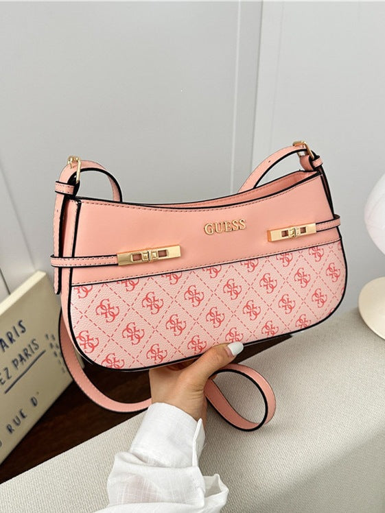Nuevo bolso transfronterizo de primavera 2026 con flores vintage europeas y americanas, ligero, de lujo y moderno de luna nueva