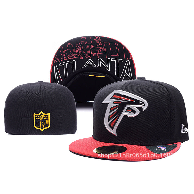 Baseball-Cap, geschlossene Rückseite, flacher Schirm, Mix | Unisex, verstellbar, gebogener Schirm