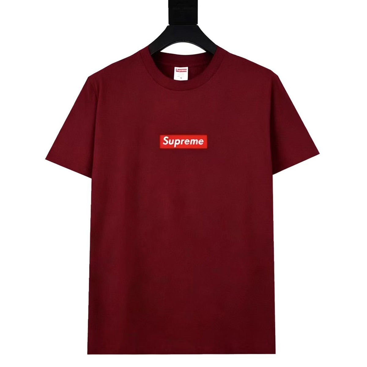 Camiseta Algodón Puro Bordada Unisex | Color Sólido