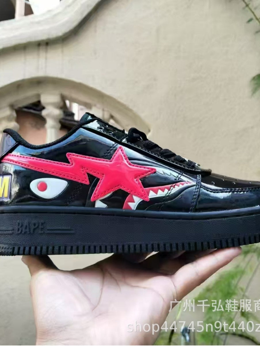 Zapatillas BAPE Charol Cabeza de Simio | AF1 Sta | Unisex