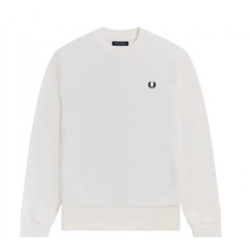 Sudadera de primavera y otoño para hombre, sudadera de cuello redondo transfronteriza para comercio exterior, nueva sudadera de etiqueta pequeña bordada 2026 para otoño/invierno
