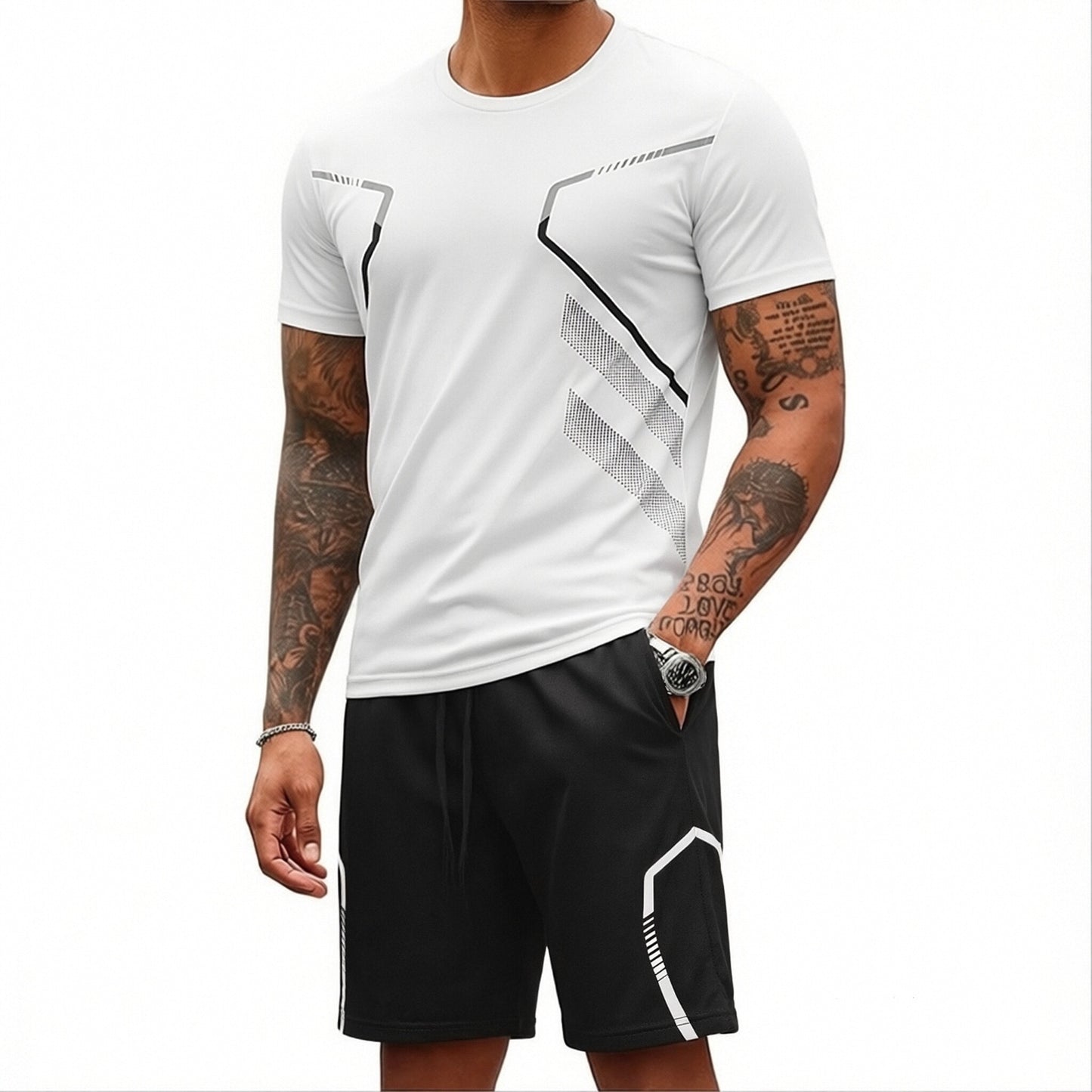 Conjunto de sudadera de sudadera de beisbol de hombre con capucha europea y estadounidense con capucha de ebay y camiseta de cordero de plumas AliExpress JOOM Factory