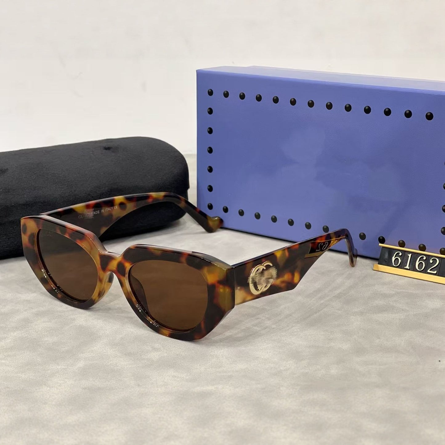 Nuevas gafas personalizadas de moda retro con ojo de gato europeas y americanas, gafas unisex bloqueadoras de UV INS