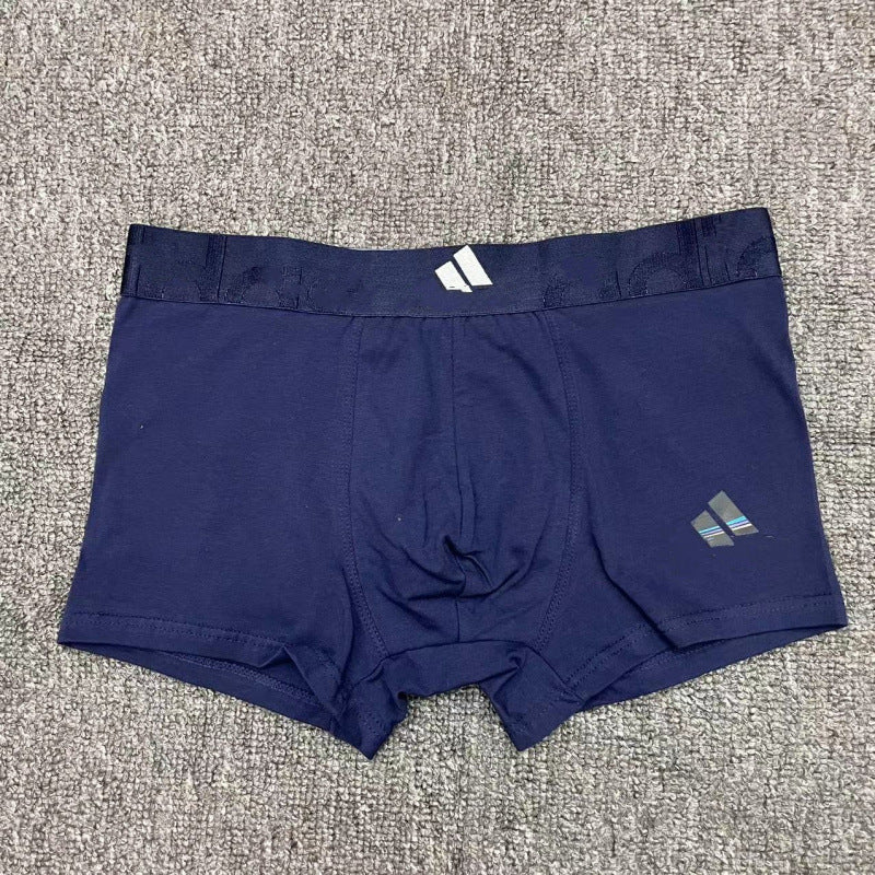 Ropa interior masculina de AliExpress de la marca A lleva ropa interior de hombre para pies planos, ropa interior de hombre para estudiantes de shorts de algodón puro
