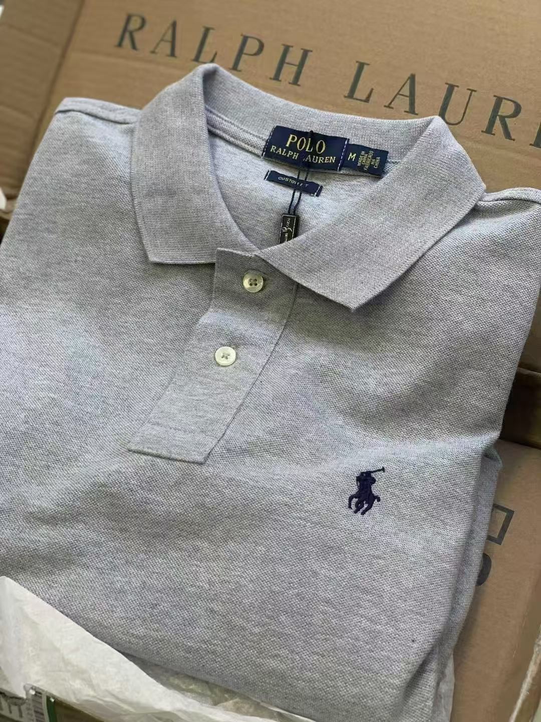 Polo Ralph Lauren Ajustado - Bordado Pony Premium Hombre