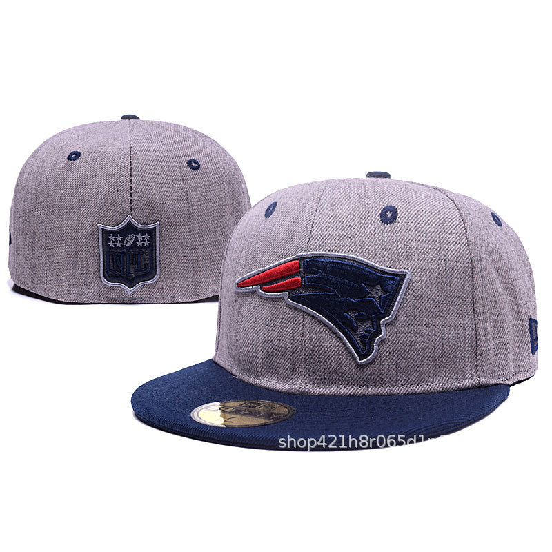 Baseball-Cap, geschlossene Rückseite, flacher Schirm, Mix | Unisex, verstellbar, gebogener Schirm