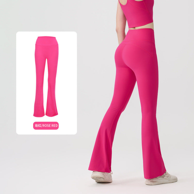 Pantalón Yoga Mujer AL | Microacampanado Y Talle Alto