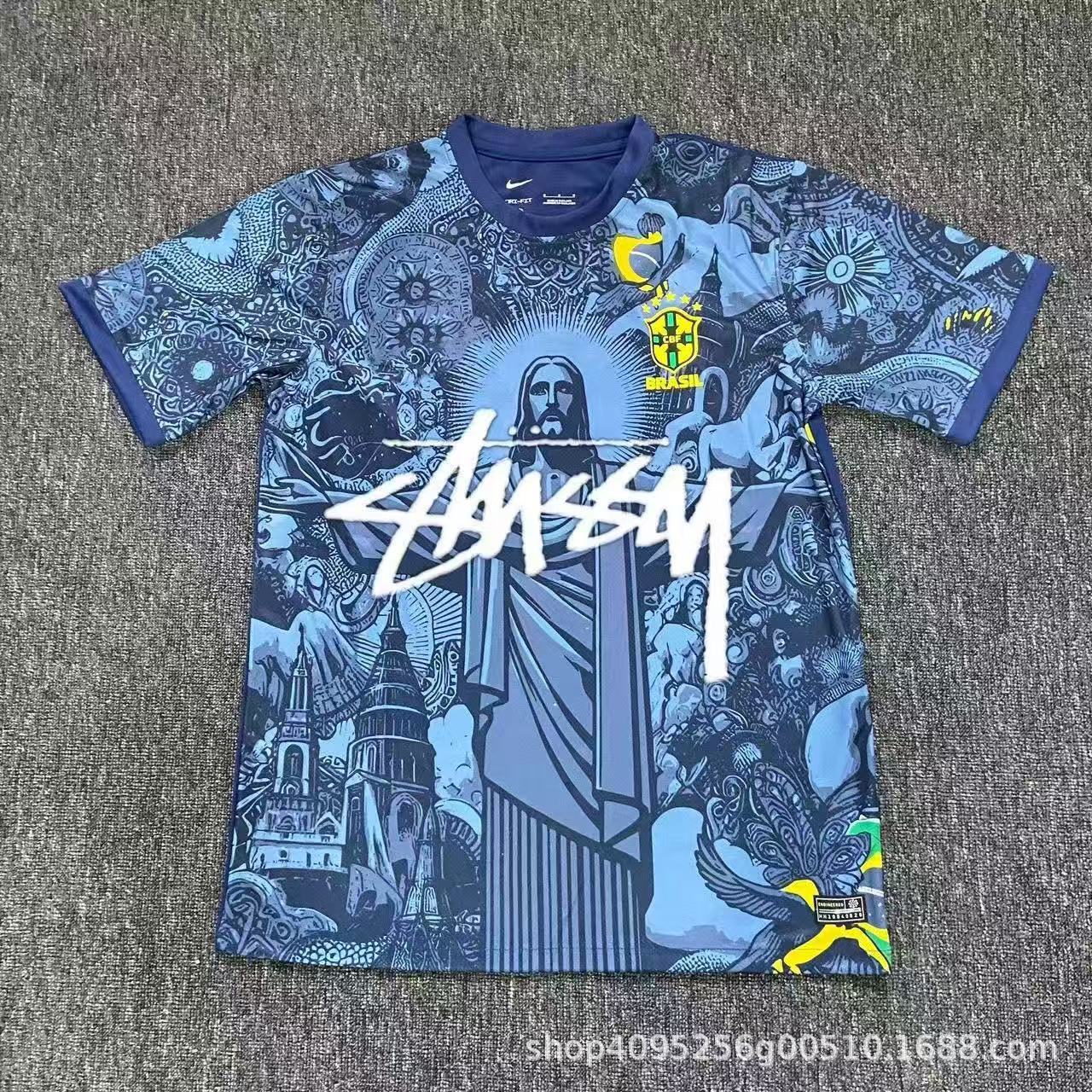 Venta al por mayor transfronteriza para Países Bajos, Alemania, Francia, Italia, Flamengo, Italia, envío gratuito para una camiseta de fútbol
