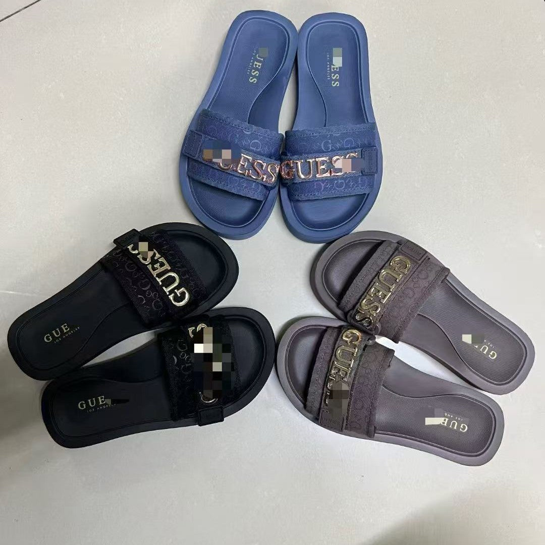 Women's Thick Sole Beach Sandals | Non-Slip Height 2026