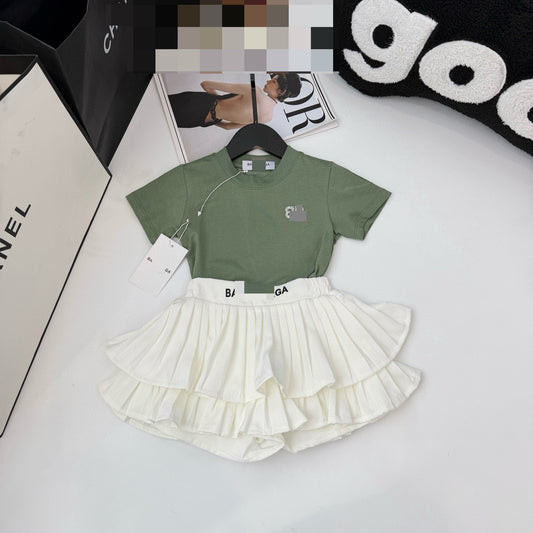 Baby Girl Set | T-Shirt And Skort
