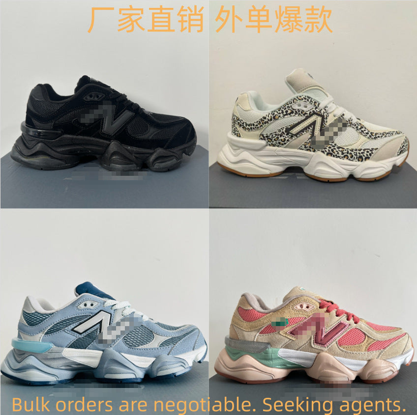Putian Wai Single High Version NB9060 Millennium Hoof Zapatillas de Zapatillas de Daddy para hombre y mujer para aumento de altura