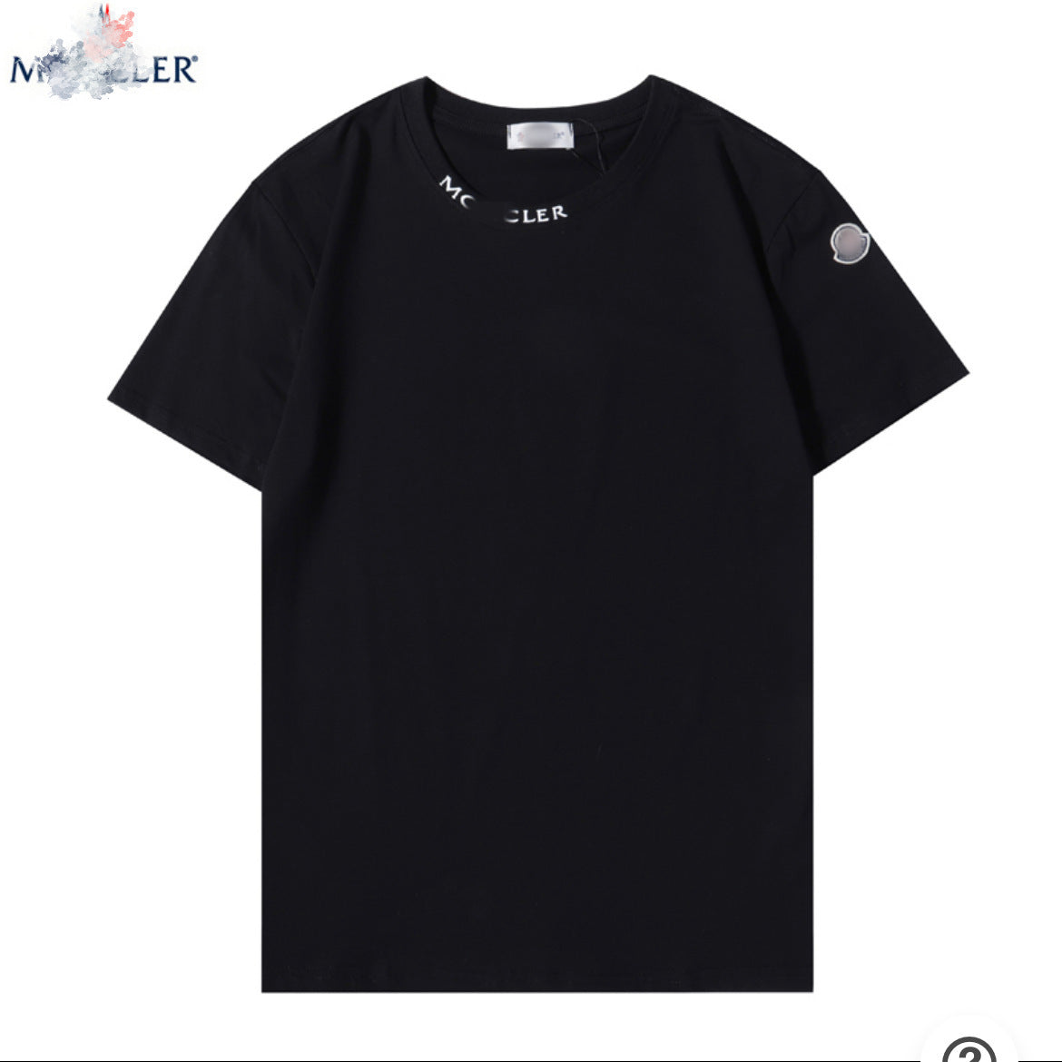 Camiseta Bordada Hombre MON | Cuello Redondo