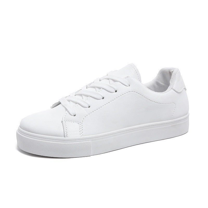 Zapatillas blancas explosivas transfronterizas de Amazon, zapatillas nuevas para estudiantes con cordones de primavera y verano, zapatillas de correr con suela blanda, zapatillas antideslizantes de suela plana para mujer