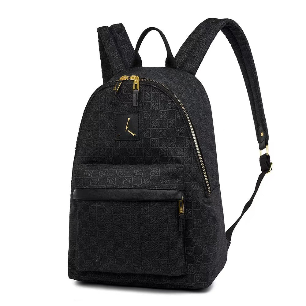 Mochila de letras de cuadros de moda con estampado de tablero de ajedrez, mochila escolar cosida, bolsa de viaje, mochila deportiva de marca de moda a cuadros para hombres y mujeres