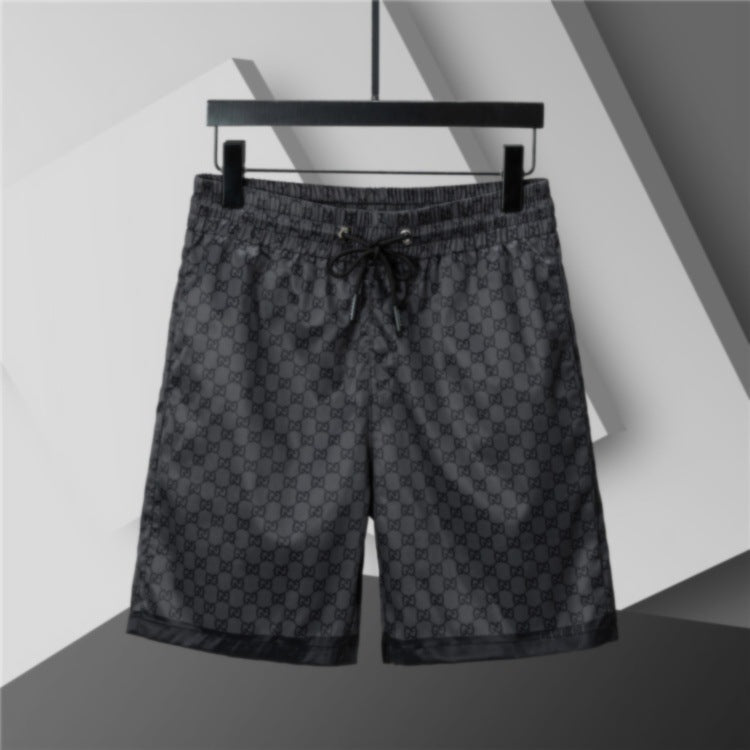 Pantalones Cortos Playa Unisex Letras Secado Rápido | Moda 2025