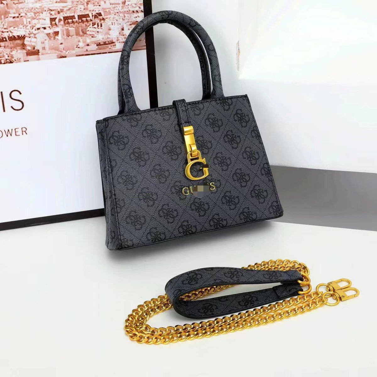 Borsa GU | Tracolla con ciondolo | Senza scatola