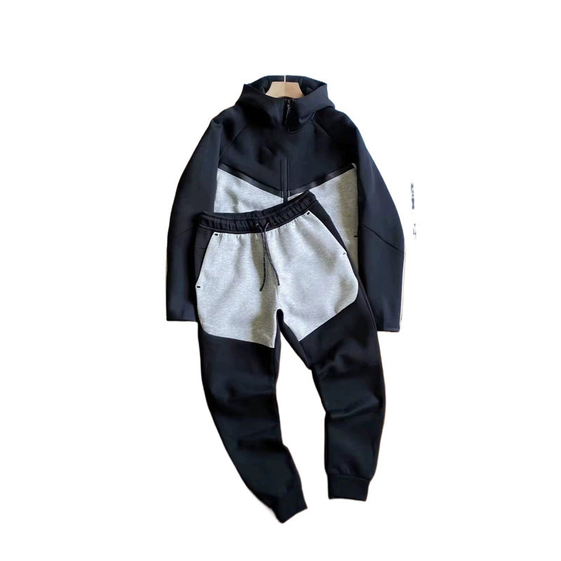 Ensemble de sport pour homme veste à capuche + pantalon | Printemps Automne