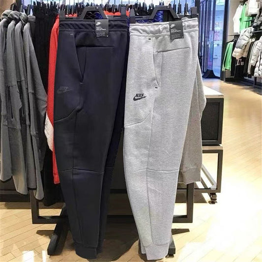 2025 AJ Pants pantalones de primavera y otoño de primavera y otoño de moda para mujer pantalones de chándal de punto y holgados de pareja 4496 cómodos
